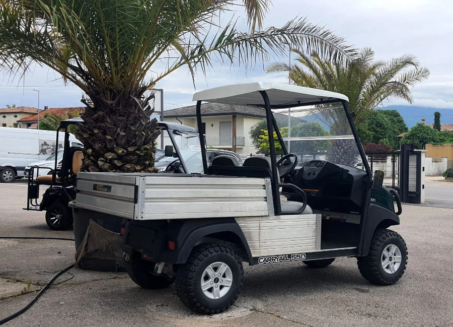 Golf Cart a noleggio a breve o lungo temine per trasporto merci, manutenzione campeggi parchi fiere concerti